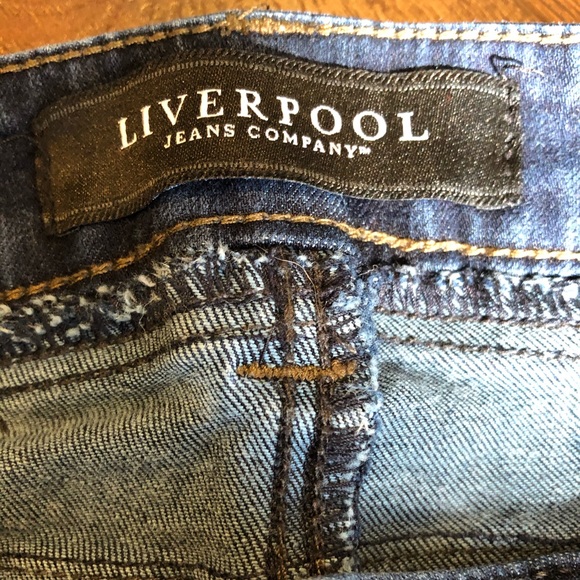 Liverpool dark wash denim jeans size 6/28 - Picture 2 of 3